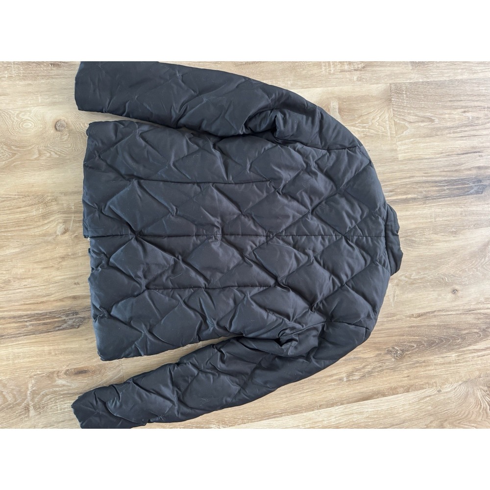 J. McLaughlin Women's Quilted Jacket Solid Black Pockets And Full Zip‎ Size M - Picture 5 of 5